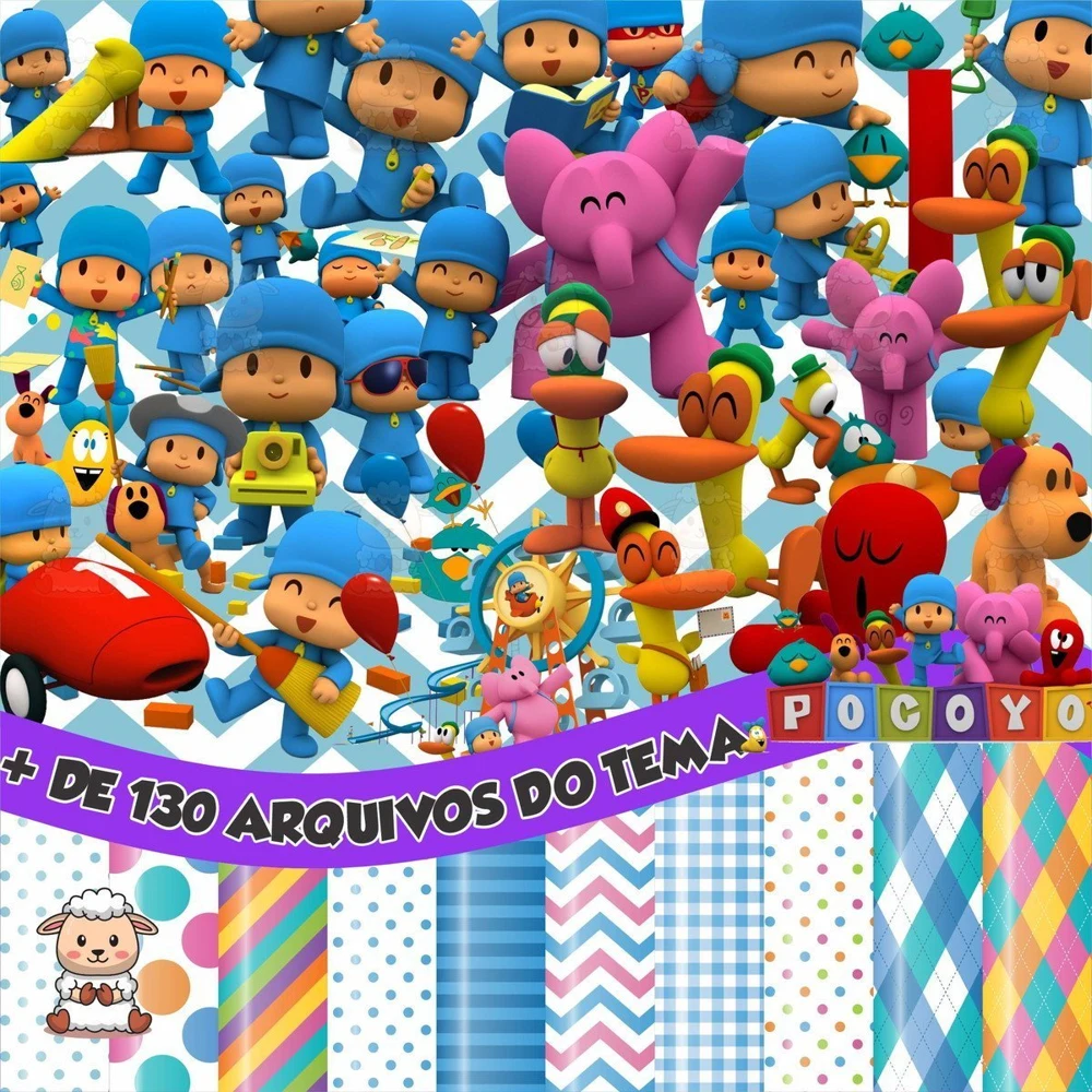 Prévia de Kit Digital Pocoyo 01 Png