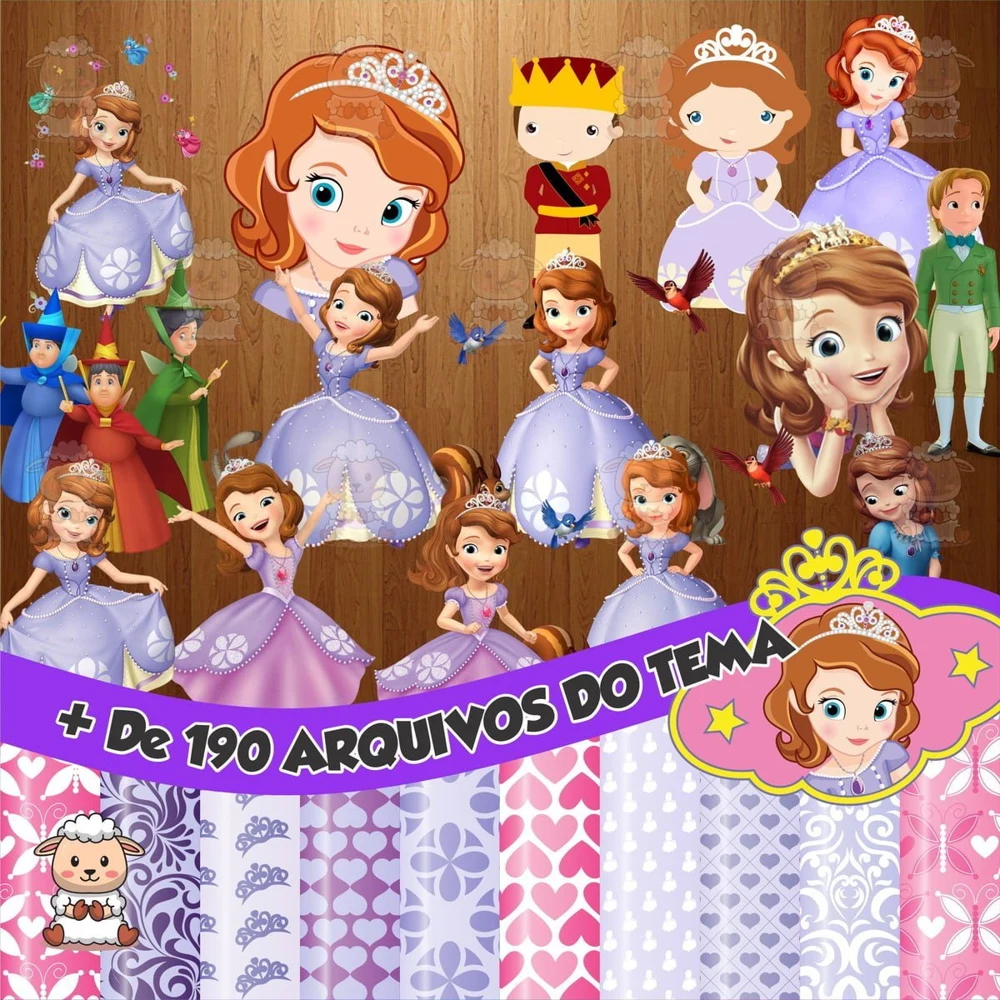 Prévia de Kit Digital Princesa Sofia 01 Png