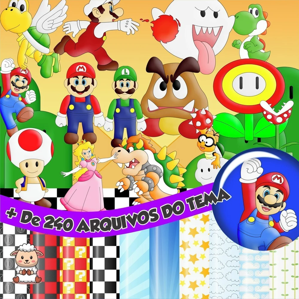 Prévia de Kit Digital Super Mario World 02 Png