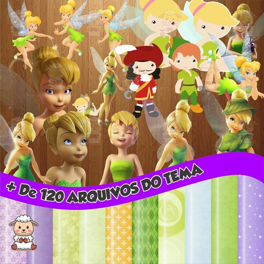 Prévia de Kit Digital Tinker Bell Sininho 01 Png