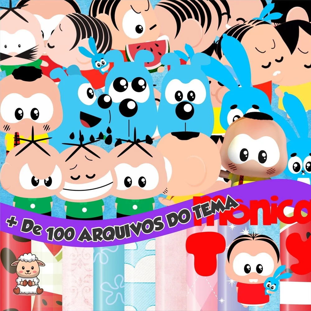 Prévia de Kit Digital Turma da Monica Toy 01 Png