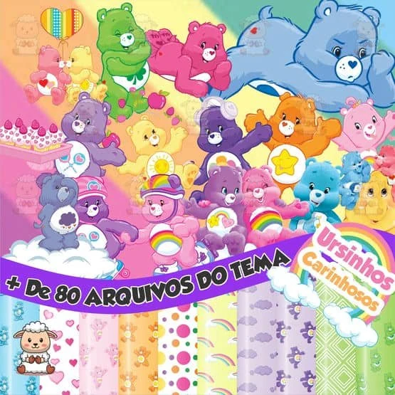 Prévia de Kit Digital Ursinhos Carinhosos 01 Png