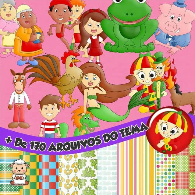 Prévia de Kit Digital Sitio do Pica Pau Amarelo 01 Png