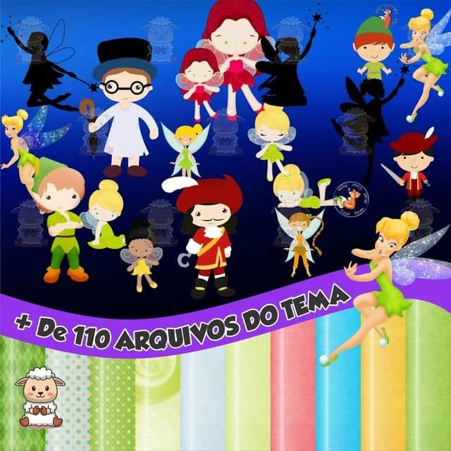 Prévia de Kit Digital Sininho 01 Png