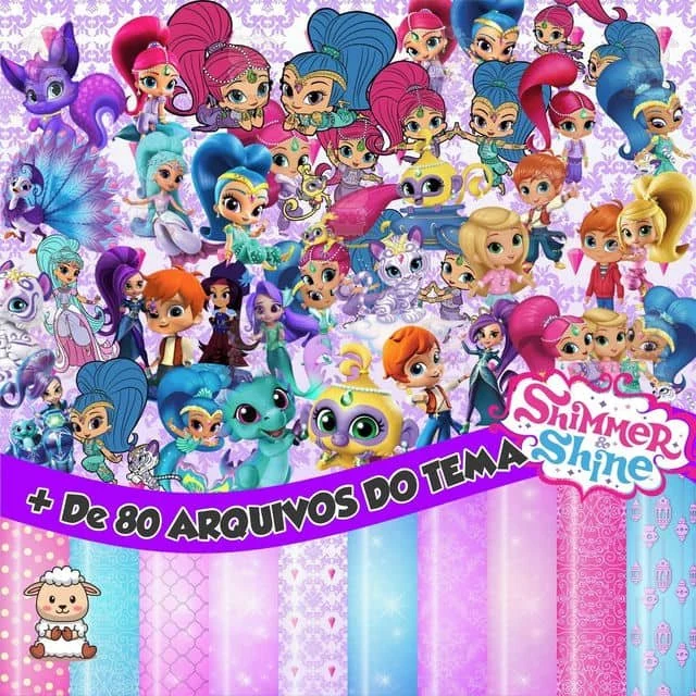 Prévia de Kit Digital Shimmer e Shine 01 Png
