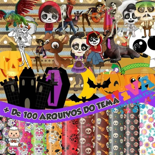 Prévia de Kit Digital Viva a Vida É Uma Festa 01 Png