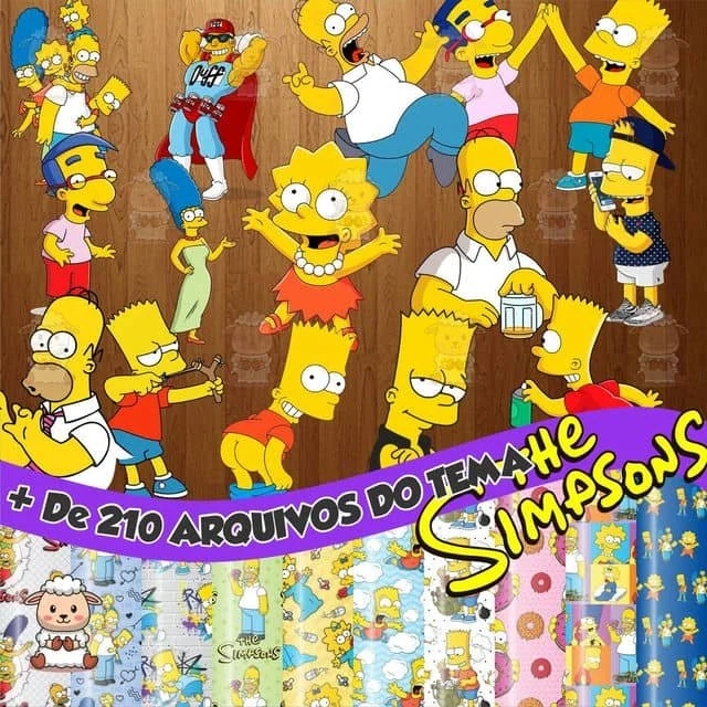 Prévia de Kit Digital The Simpsons 01 Png