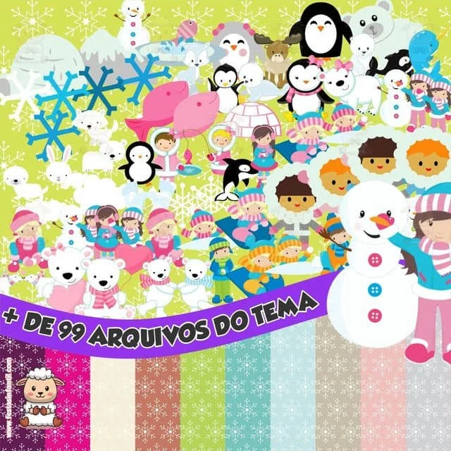Prévia de Kit Digital Polo Norte 01 e 02 Png