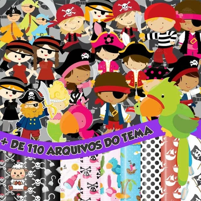 Prévia de Kit Digital Piratas 01 e 02 Png