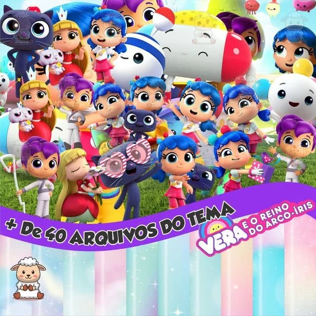 Prévia de Kit Digital Vera e o Reino do Arco Iris 01 Png