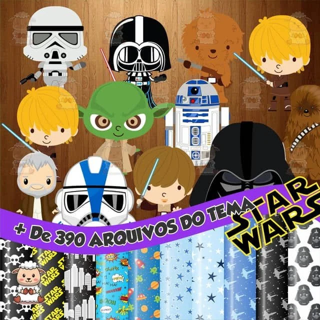 Prévia de Kit Digital Star Wars 02 Png