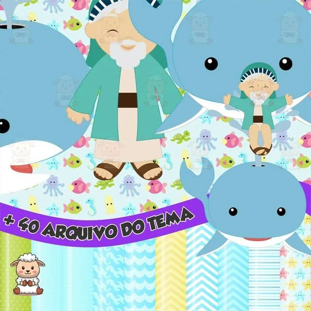 Prévia de Kit Digital Jonas e a Baleia 01 Png
