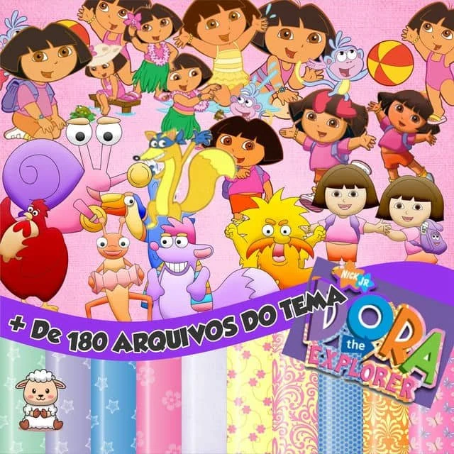 Prévia de Kit Digital Dora Aventureira 01 Png