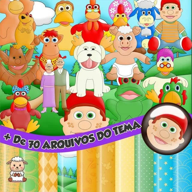 Prévia de Kit Digital Cocorico 01 Png