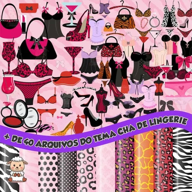 Prévia de Kit Digital Chá de Lingerie 01 Png