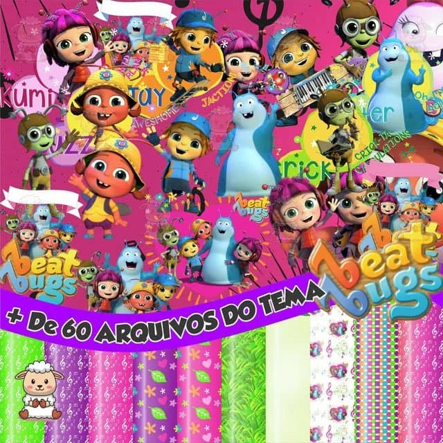 Prévia de Kit Digital Beat Bugs 01 Png