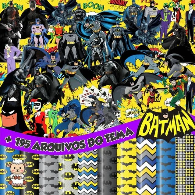 Prévia de Kit Digital Batman 01 Png