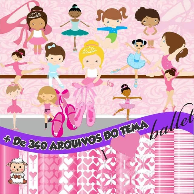 Prévia de Kit Digital Bailarina 02 Png