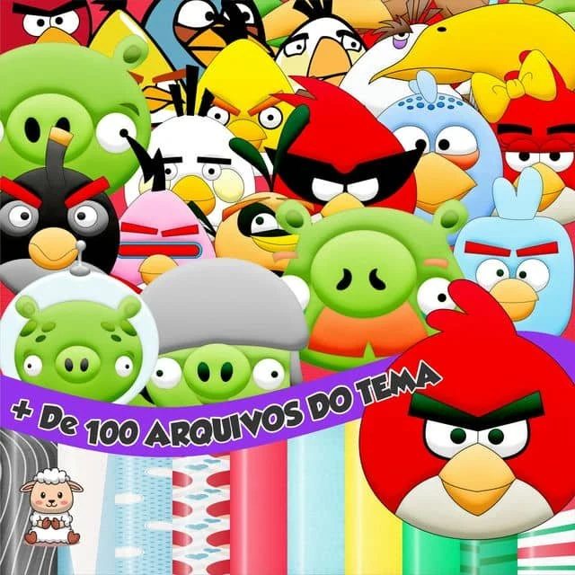 Prévia de Kit Digital Angry Birds 03 Png