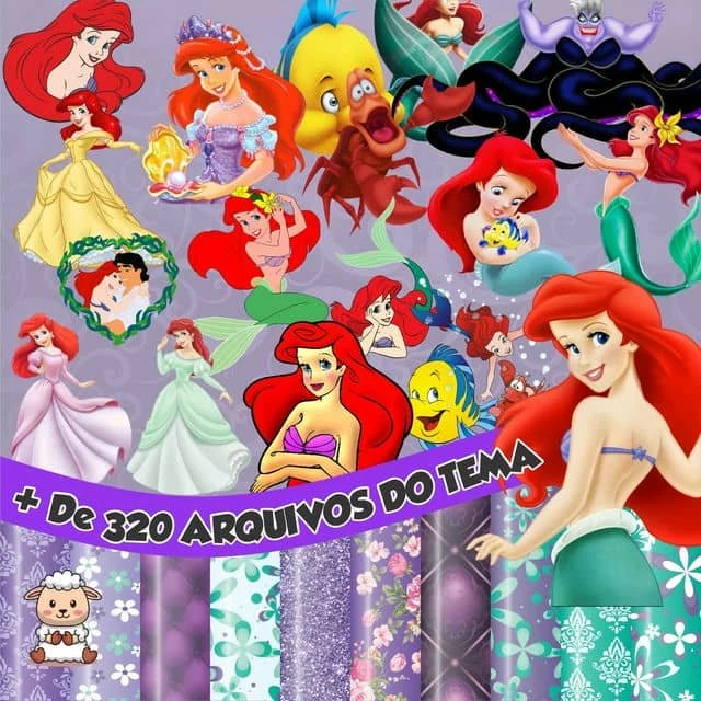Prévia de Kit Digital Ariel 01 Png