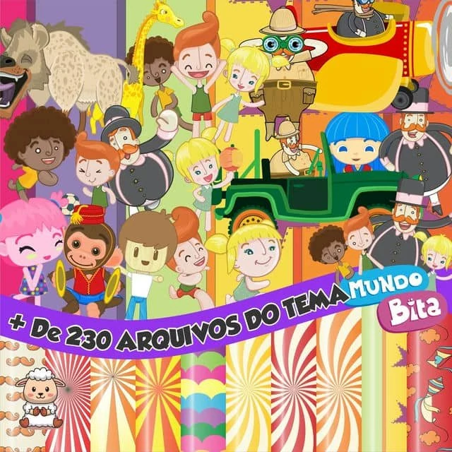 Prévia de Kit Digital Mundo Bita 01 Png