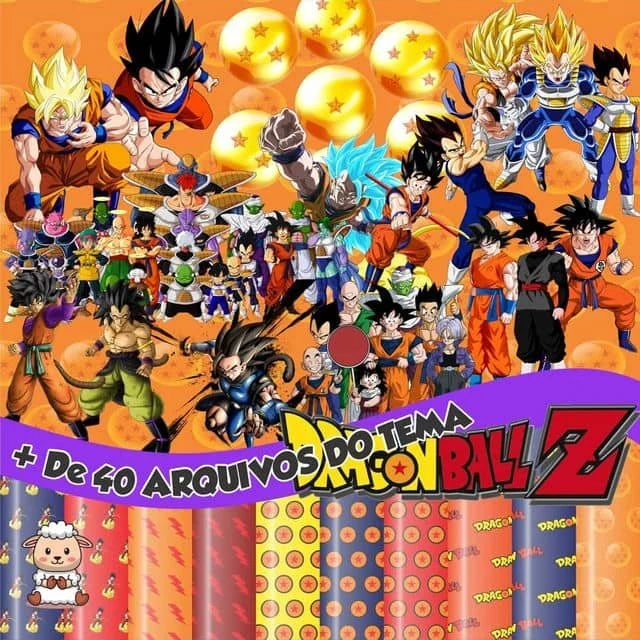 Prévia de Kit Digital Dragon Ball Z 01 PNG