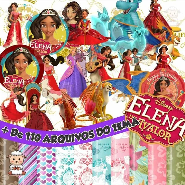 Prévia de Kit Digital Elena de Avalor 01 Png