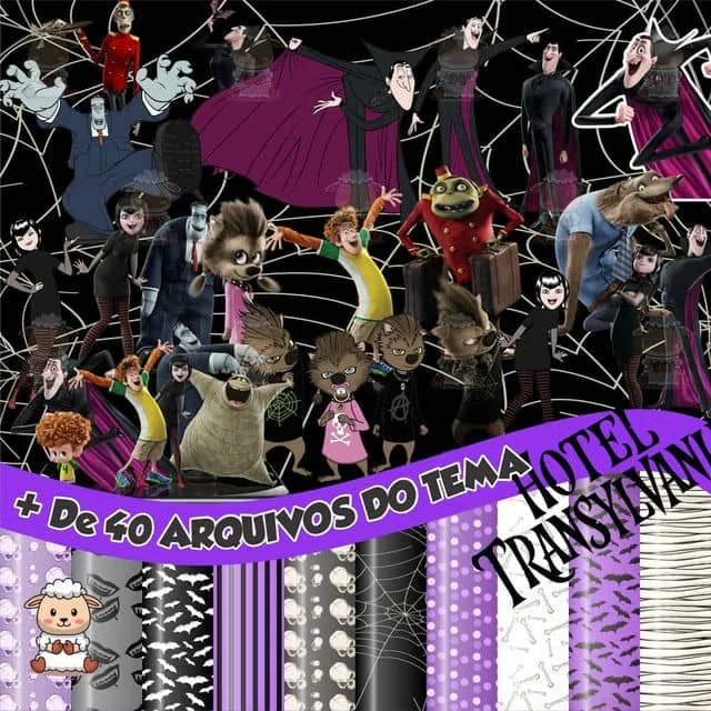 Prévia de Kit Digital Hotel Transylvania 01 Png