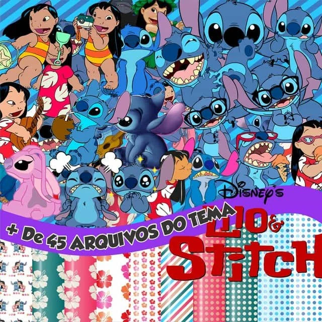 Prévia de Kit Digital Lilo e Stitch 01 Png