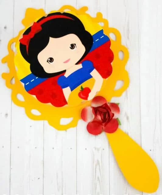 Prévia de Aplique Esplho da Branca de Neve Cute 01 Silhouette