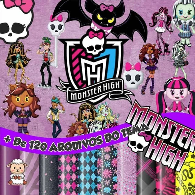 Prévia de Kit Digital Monster High 01 Png