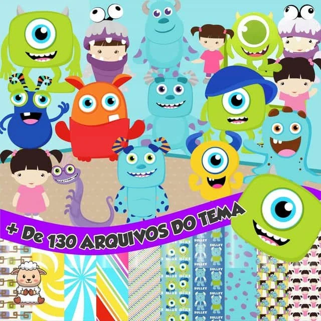 Prévia de Kit Digital Monstros Sa 02 Png