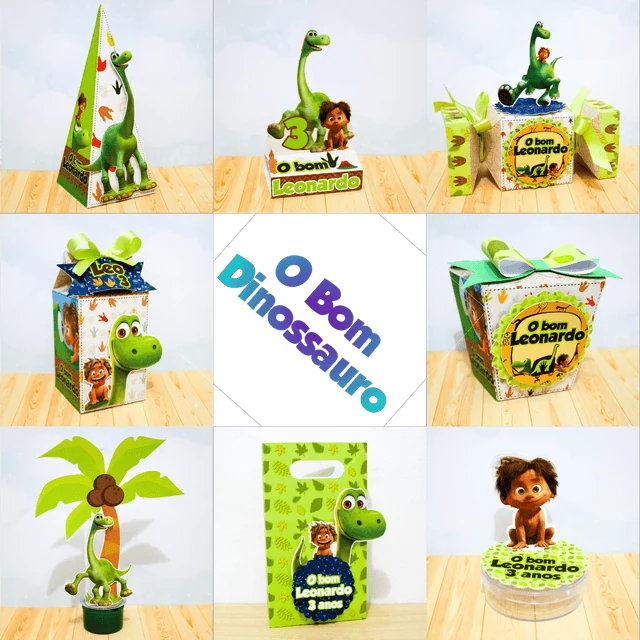 Prévia de Kit O Bom Dinossauro 01 Silhouette