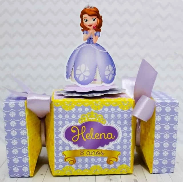 Prévia de Caixa Bala Princesa Sofia 01 Silhouette