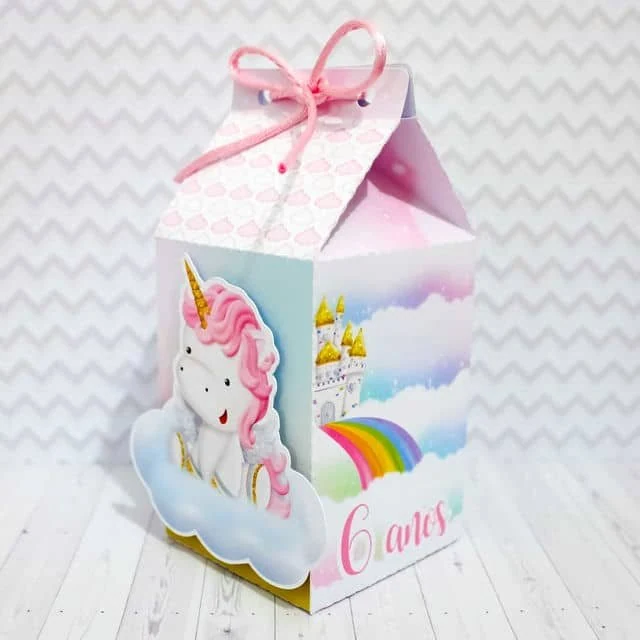 Prévia de Caixa Milk Unicornio 01 Silhouette