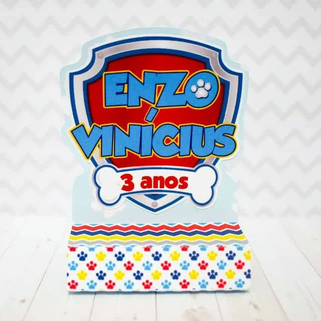 Prévia de Porta Bis Duplo Patrulha canina 01 Silhouette Corte