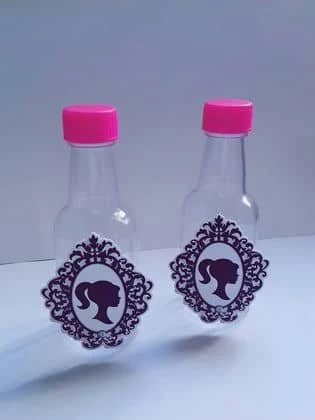 Prévia de Tag Para Garrafinha Barbie Paris 01 Silhouette Corte