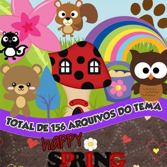 Prévia de Kit Digital Floresta Encantada 01 Png