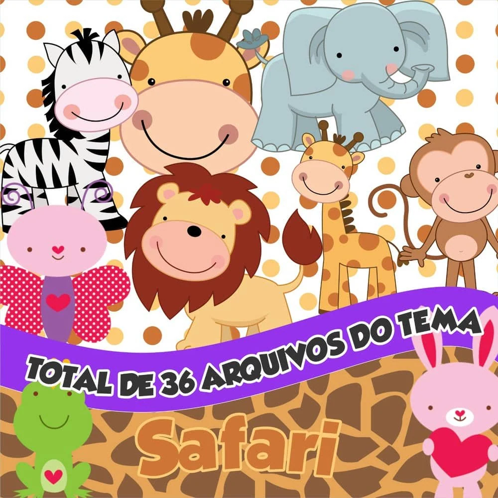 Prévia de kit Digital Safari 03 PNG