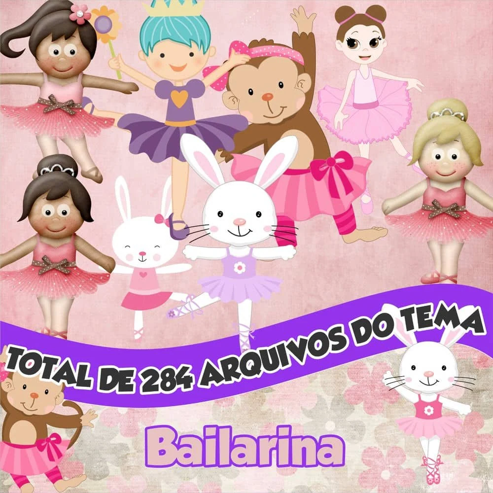 Prévia de Kit Digital Bailarina 03 Png
