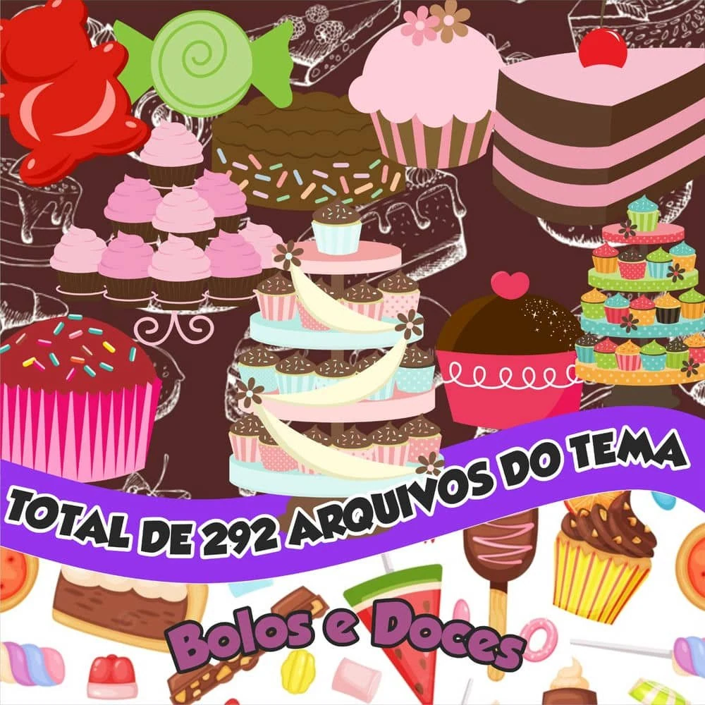 Prévia de Kit Digital Bolos e Doces 02 Png