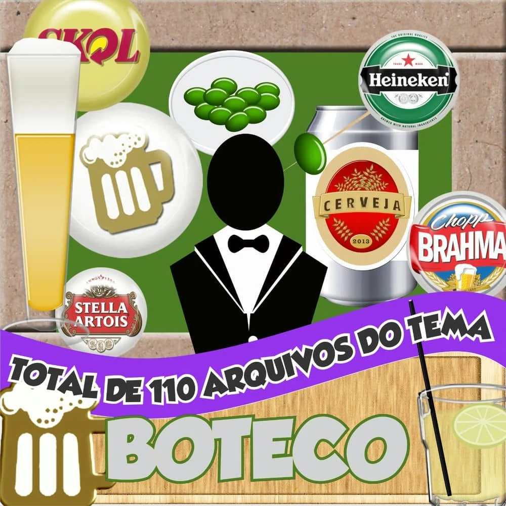 Prévia de Kit Digital Boteco 01 Png