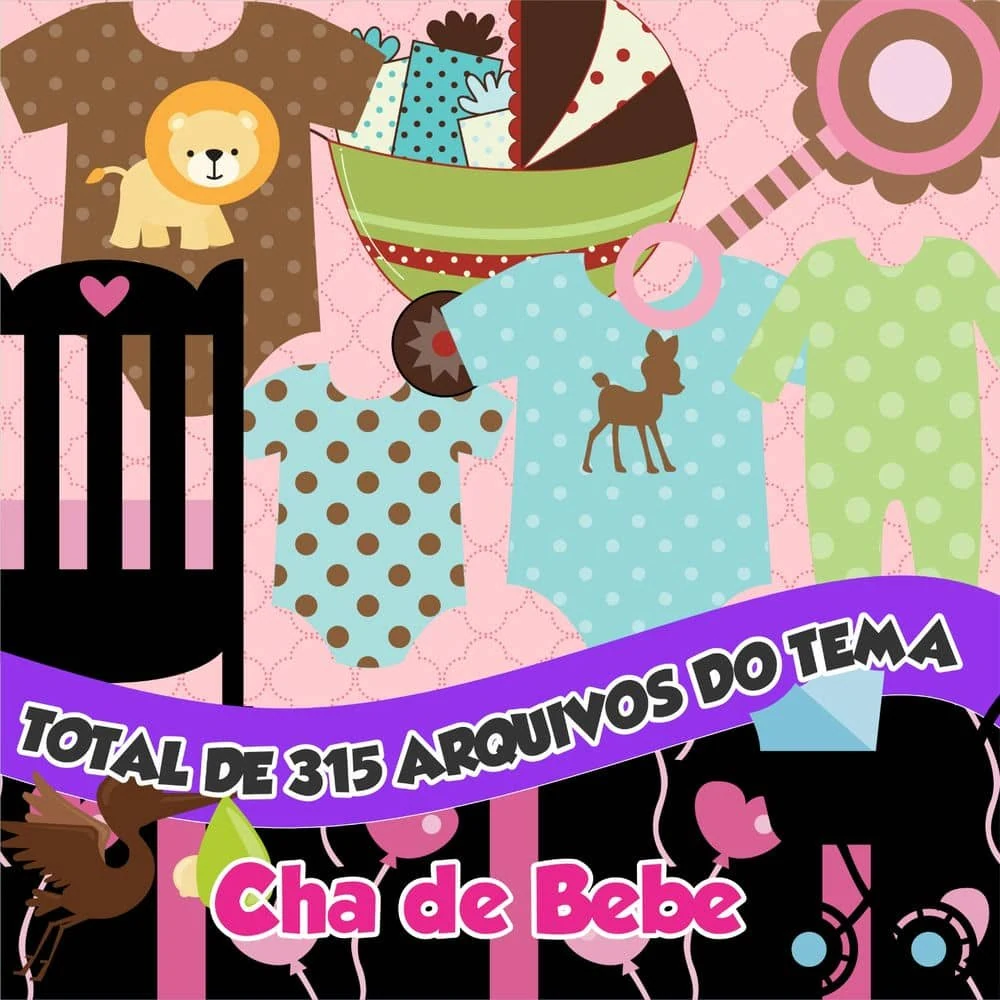Prévia de Kit Digital Cha de Bebe 03 Png