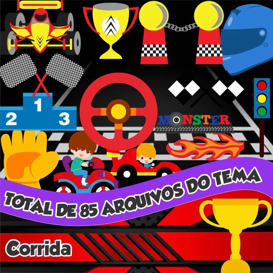 Prévia de Kit Digital Corrida 01 Png