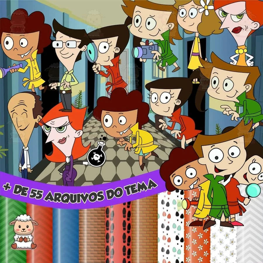 Prévia de Kit Digital Detetive do Predio Azul 01 PNG