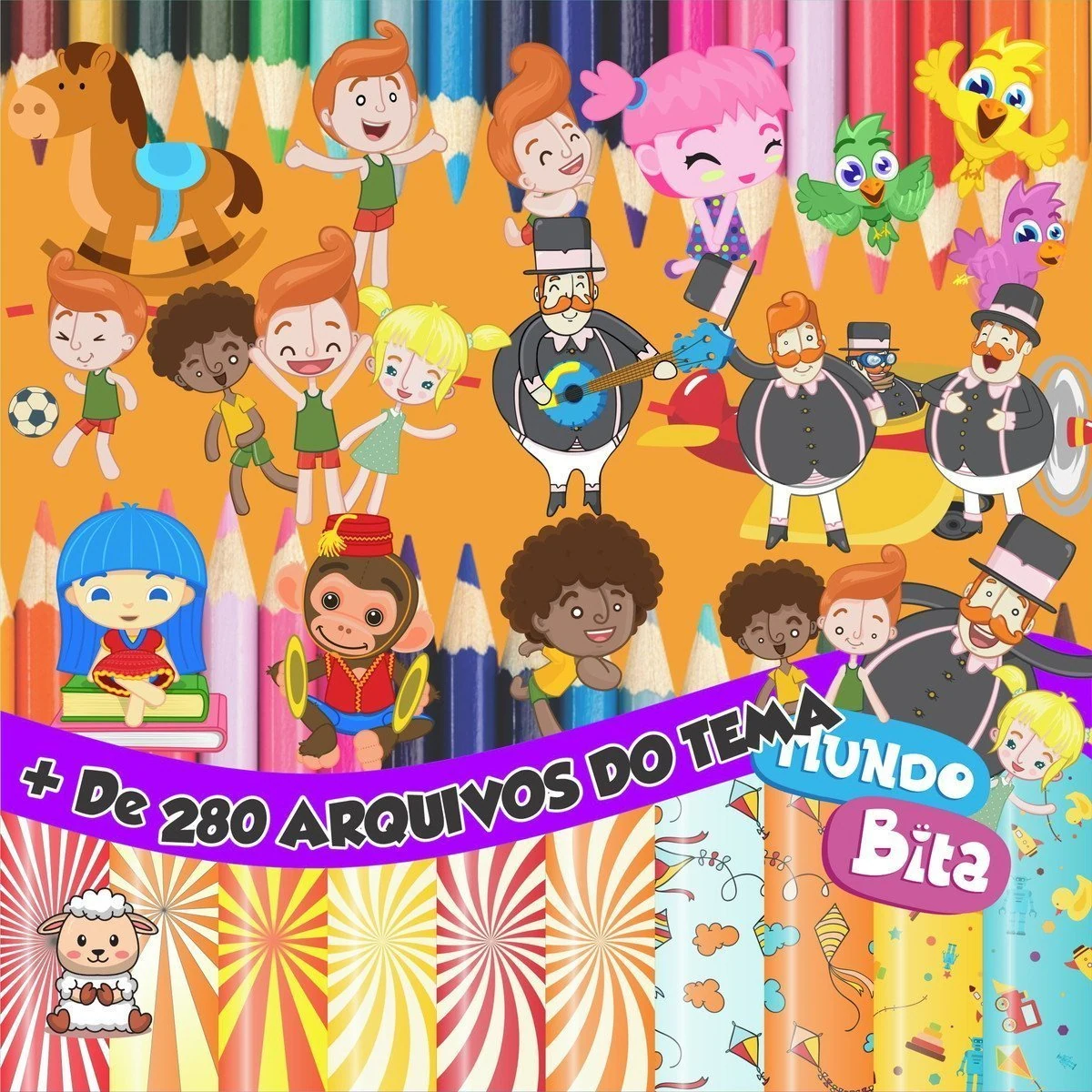Prévia de Kit Digital Mundo Bita 02 Png