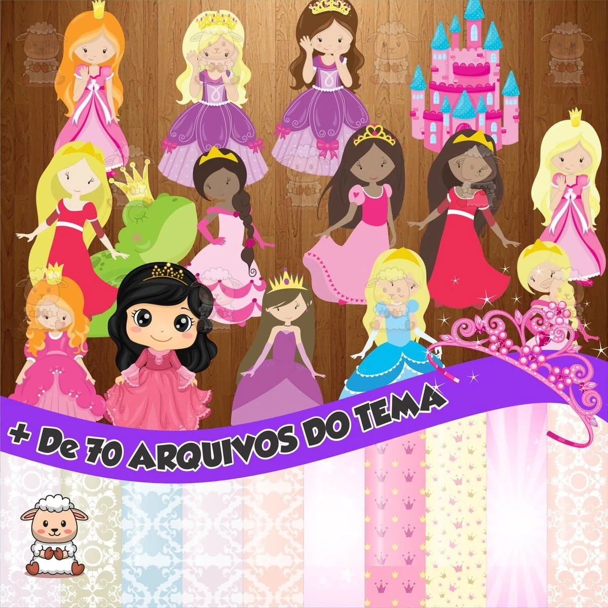 Prévia de Kit Digital Princesas 01 Png