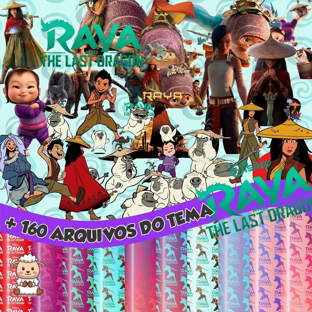 Prévia de Kit Digital Raya e o Último Dragão 01 PNG