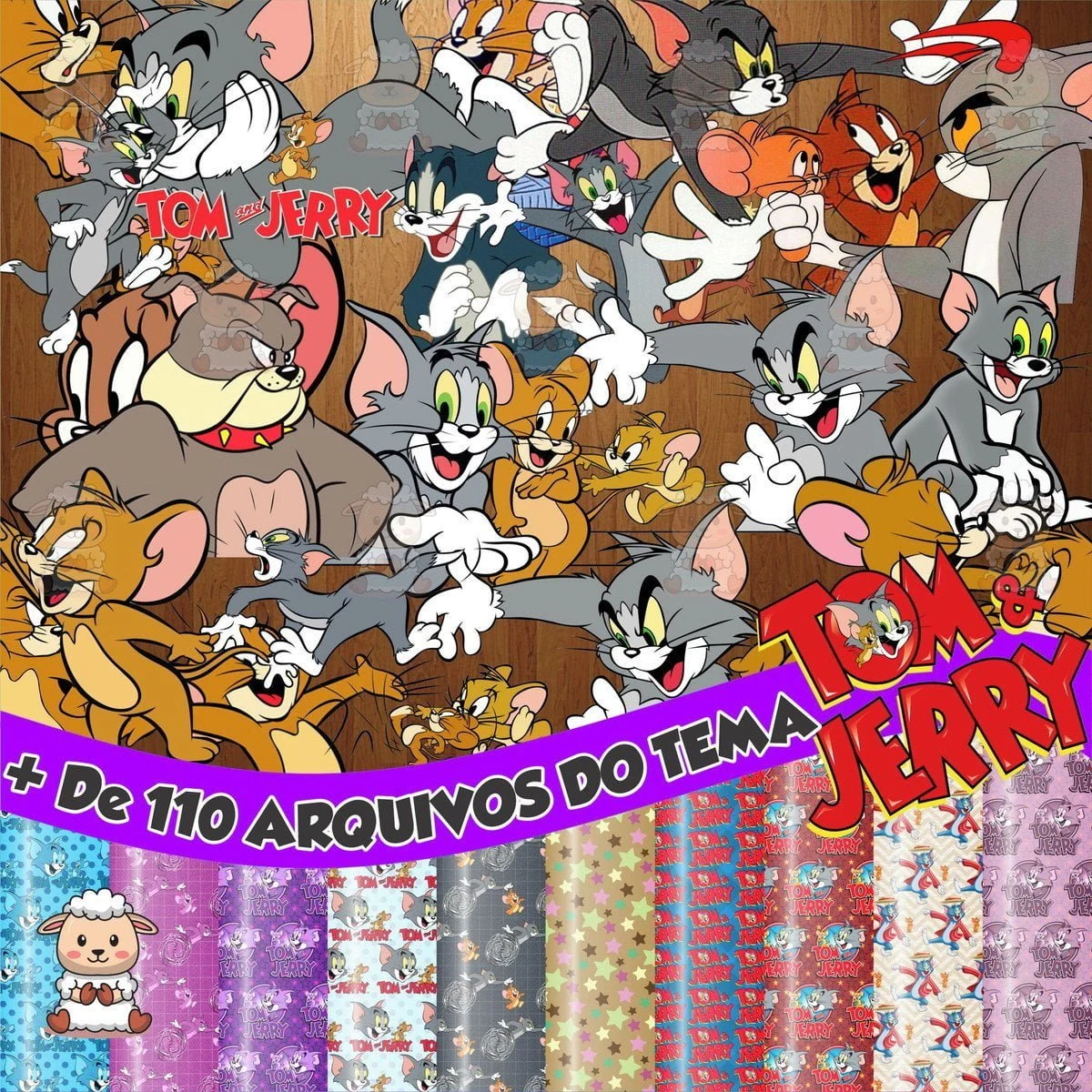 Prévia de Kit Digital Tom e Jerry 01 Png