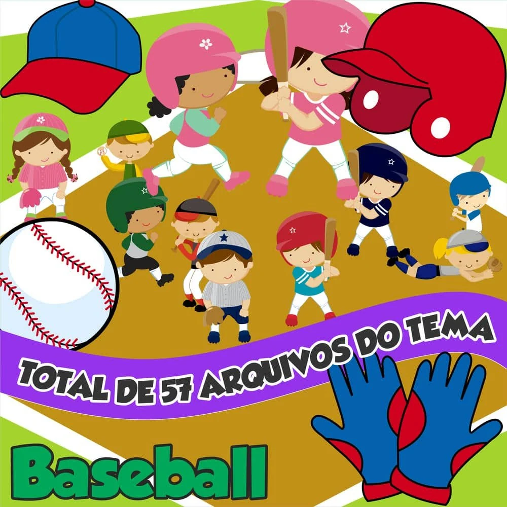 Prévia de Kit Digital Baseball 01 Png